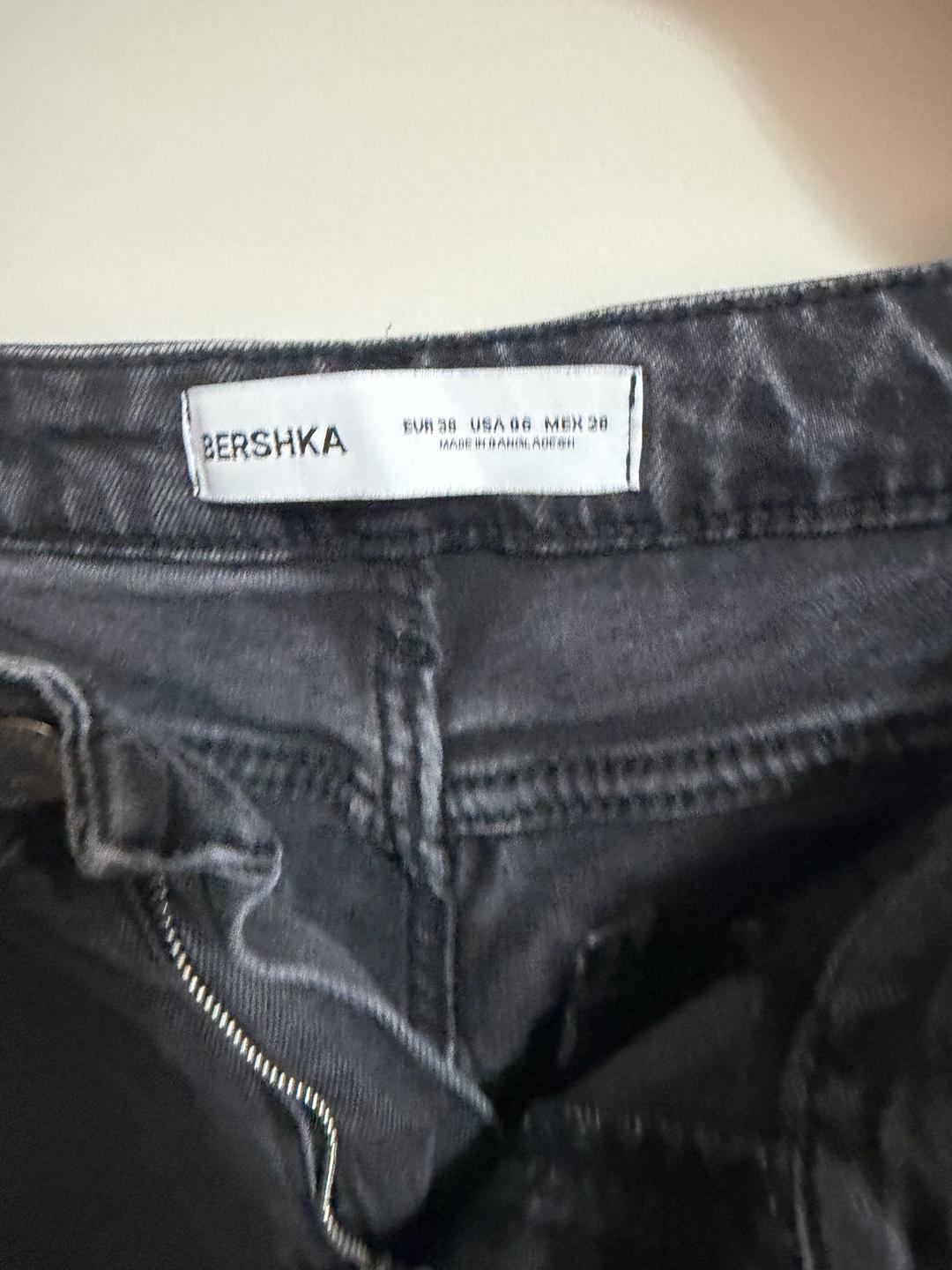 Bershka Черные скини джинсы Berska — фото 2