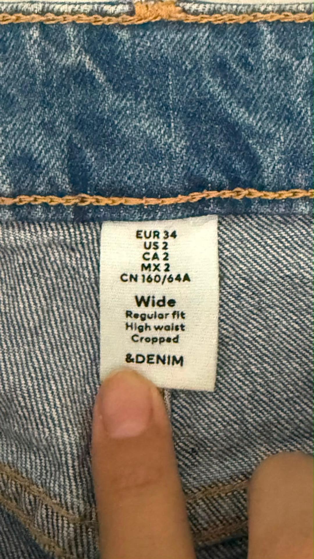H&M Широкие джинсы H&M — фото 2