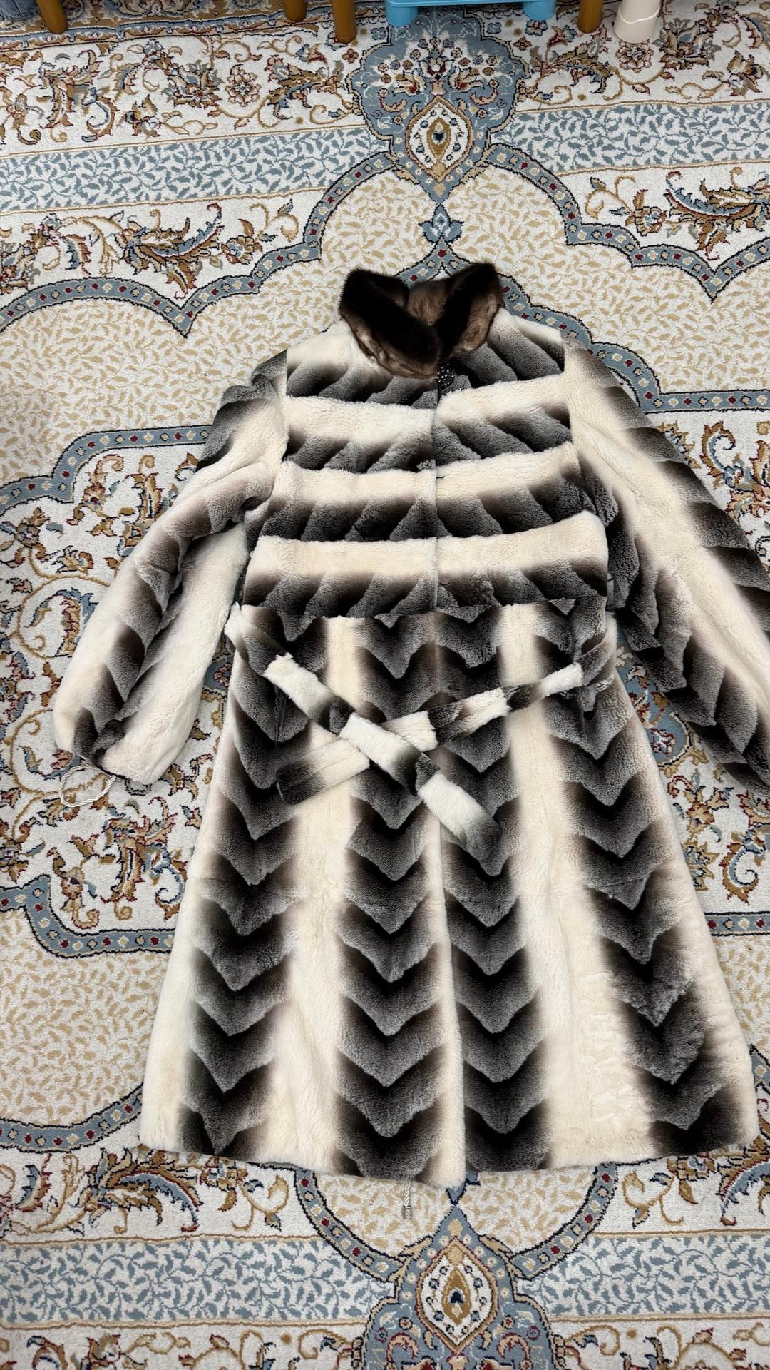 tiger leather and Fur Шуба — фото 2