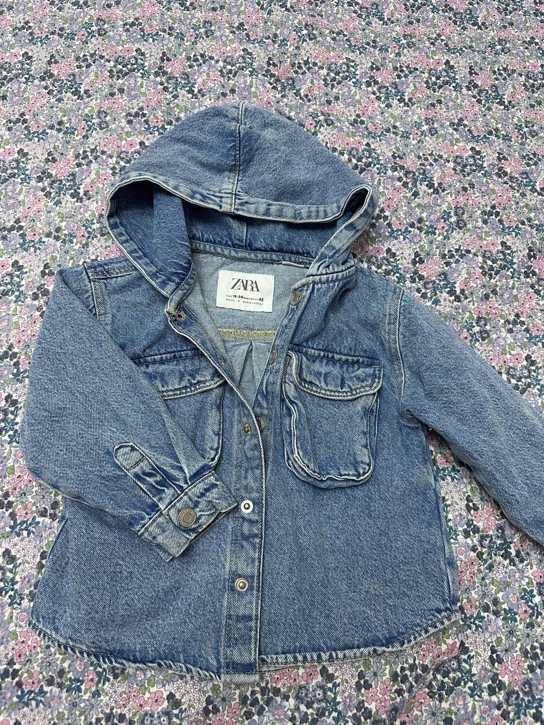 Zara Джинсовая куртка ZARA — фото 2