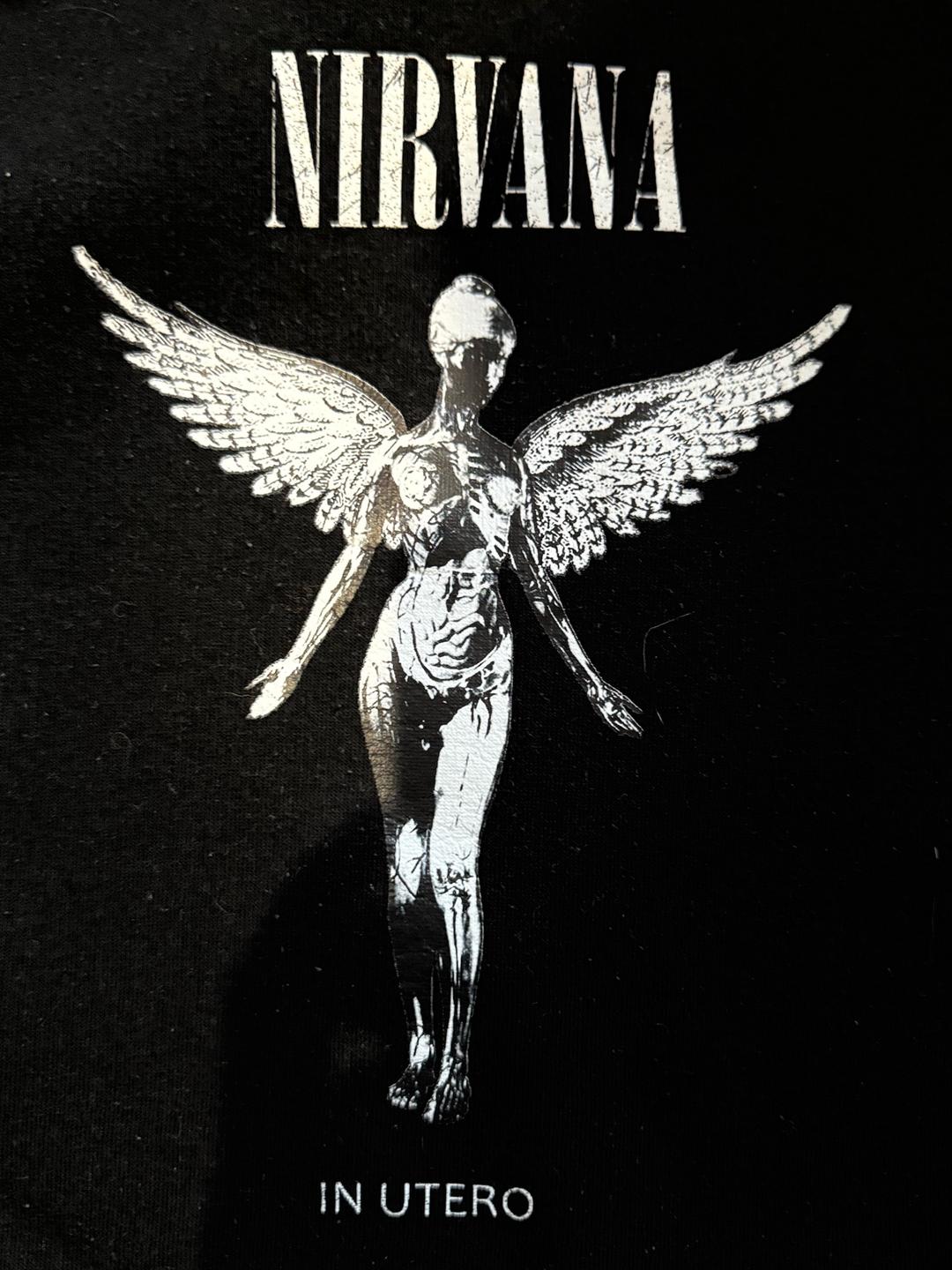 Цветущий век Черное худи «Nirvana” — фото 2