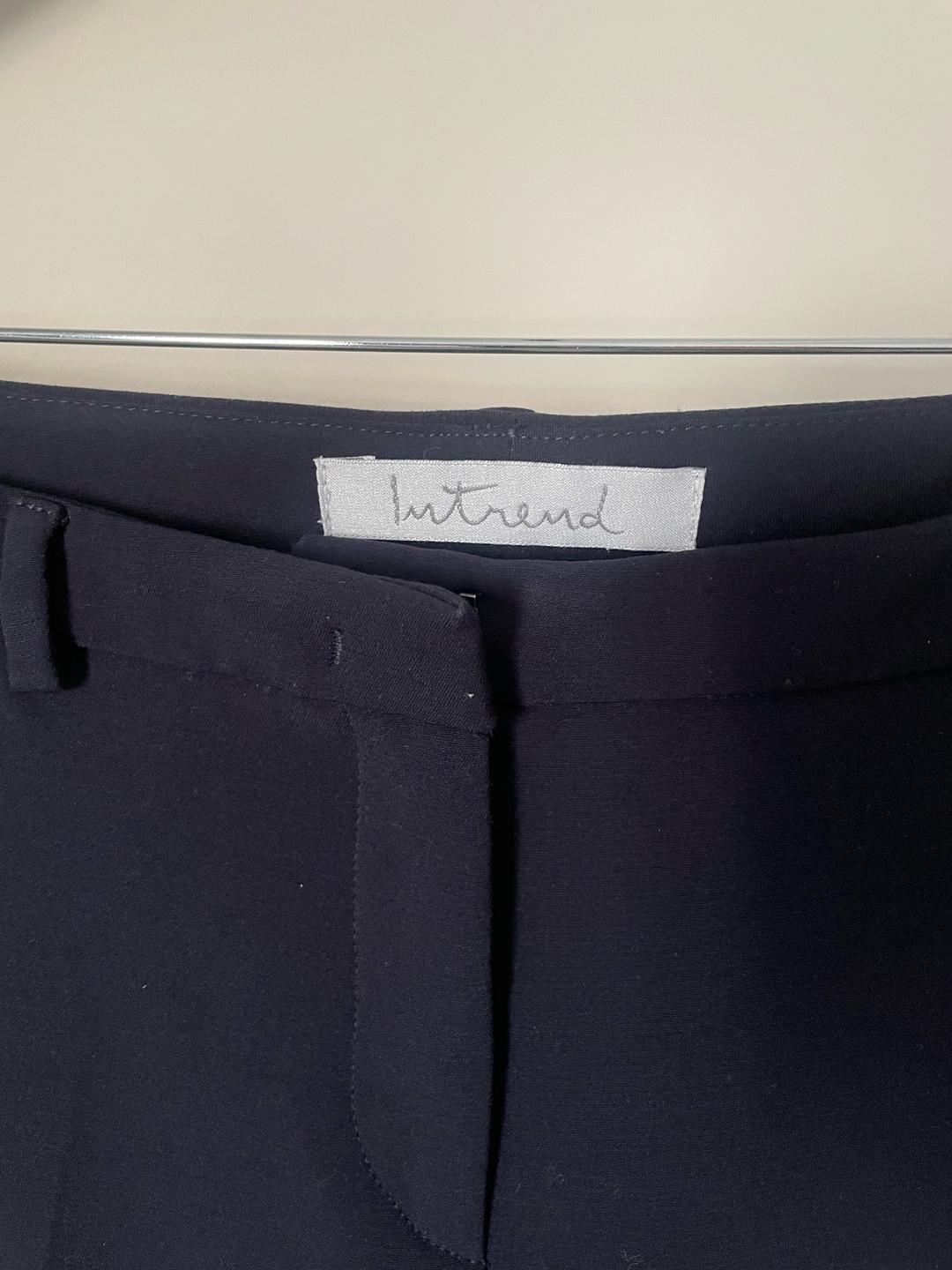 INTREND Классические темно-синие брюки Intrend (линия Max Mara), размер EU 40 / M-L — фото 2