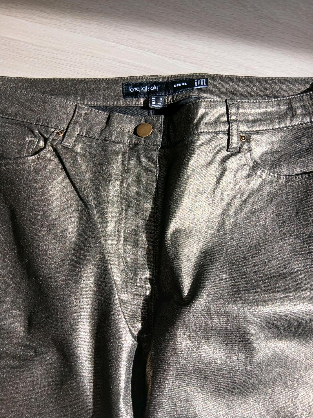 long tall sally Джинсы металлик — фото 2