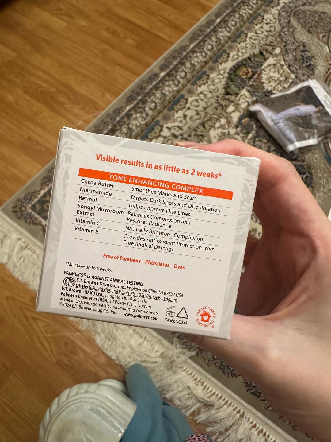 Palmer's Palmer's Eventone Fade Cream крем для лица 75 мл — фото 2