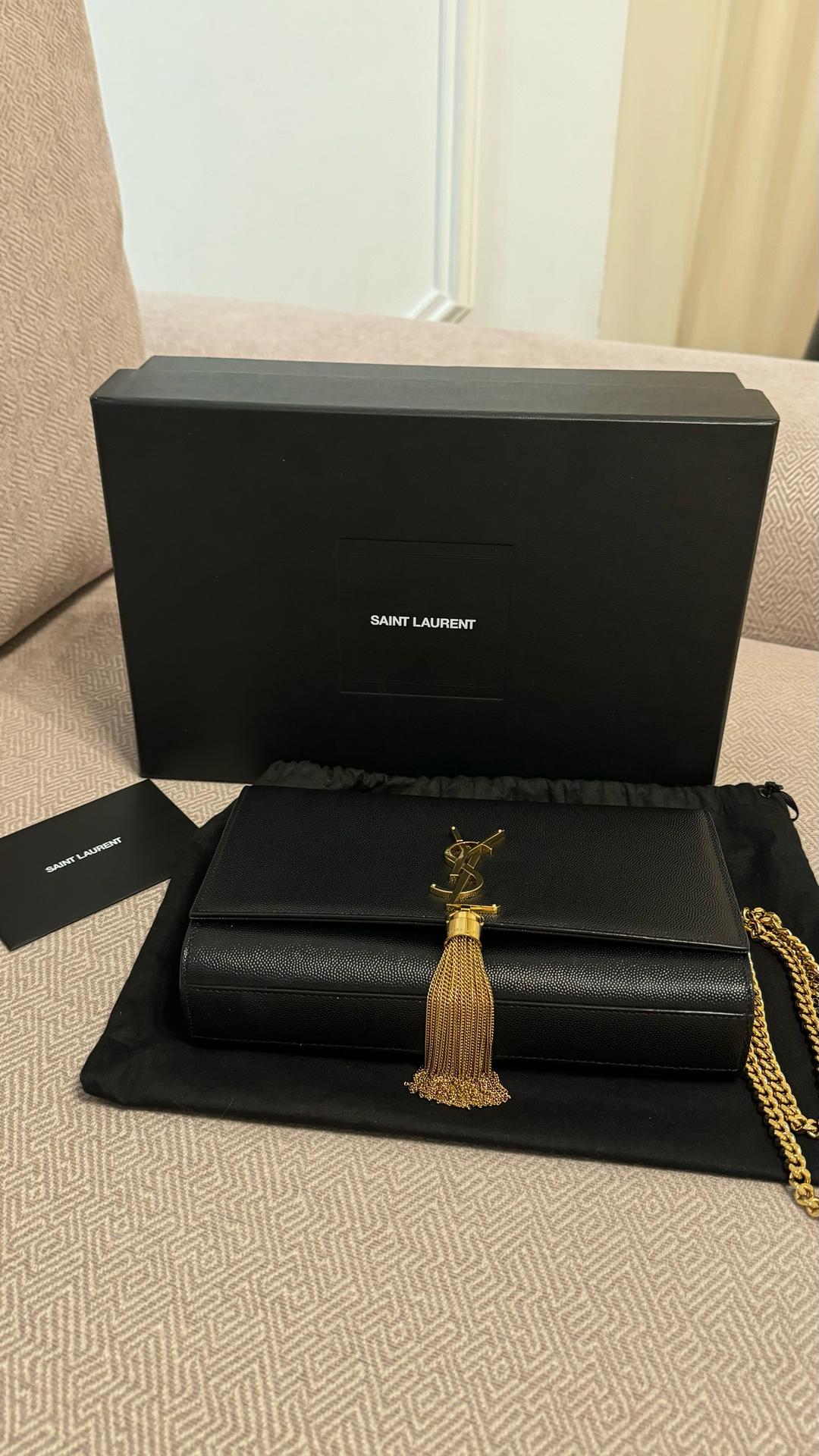 Yves Saint Laurent Сумка Saint Laurent Kate tassel medium — фото 2