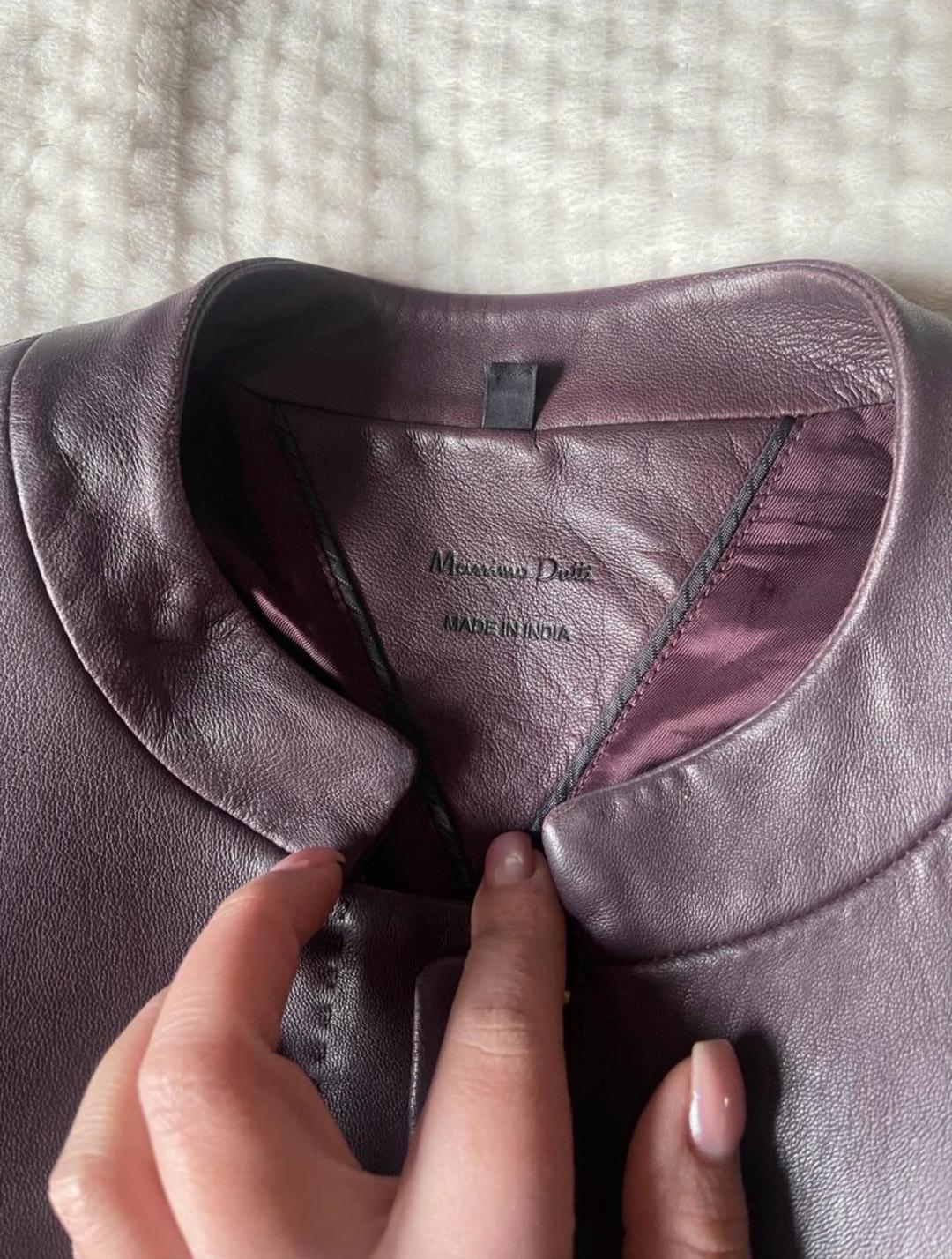Massimo Dutti Куртка кожаная Massimo Dutti — фото 2