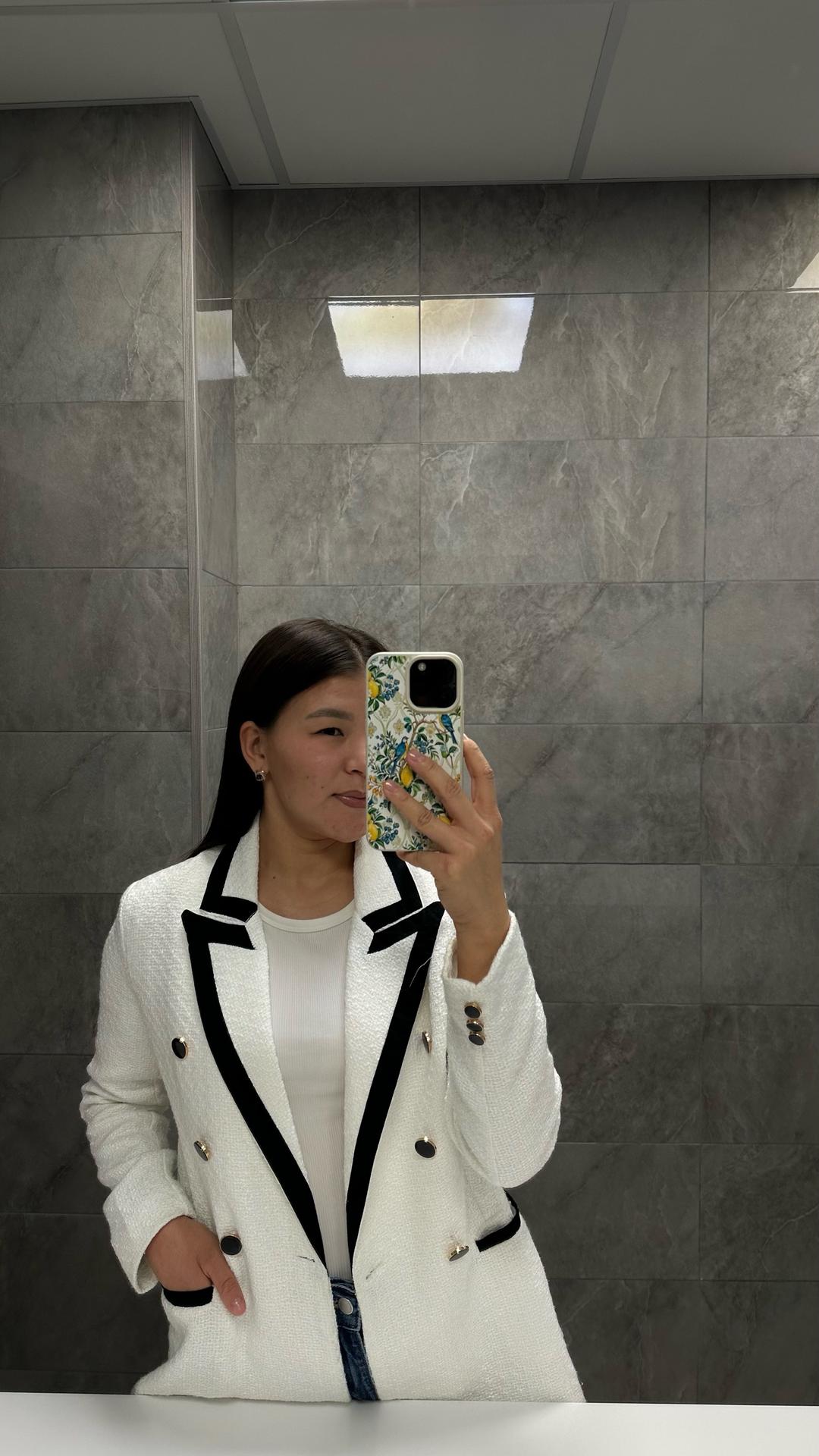 Zara Продам белый пиджак Zara — фото 2