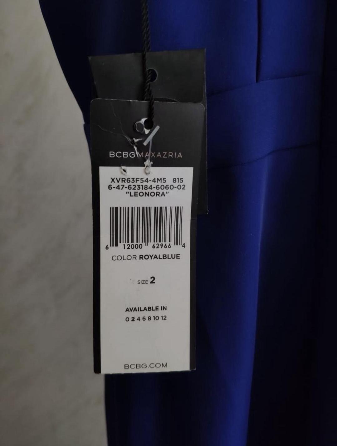 BCBGMaxAzria Новое Синее вечернее платье — фото 2