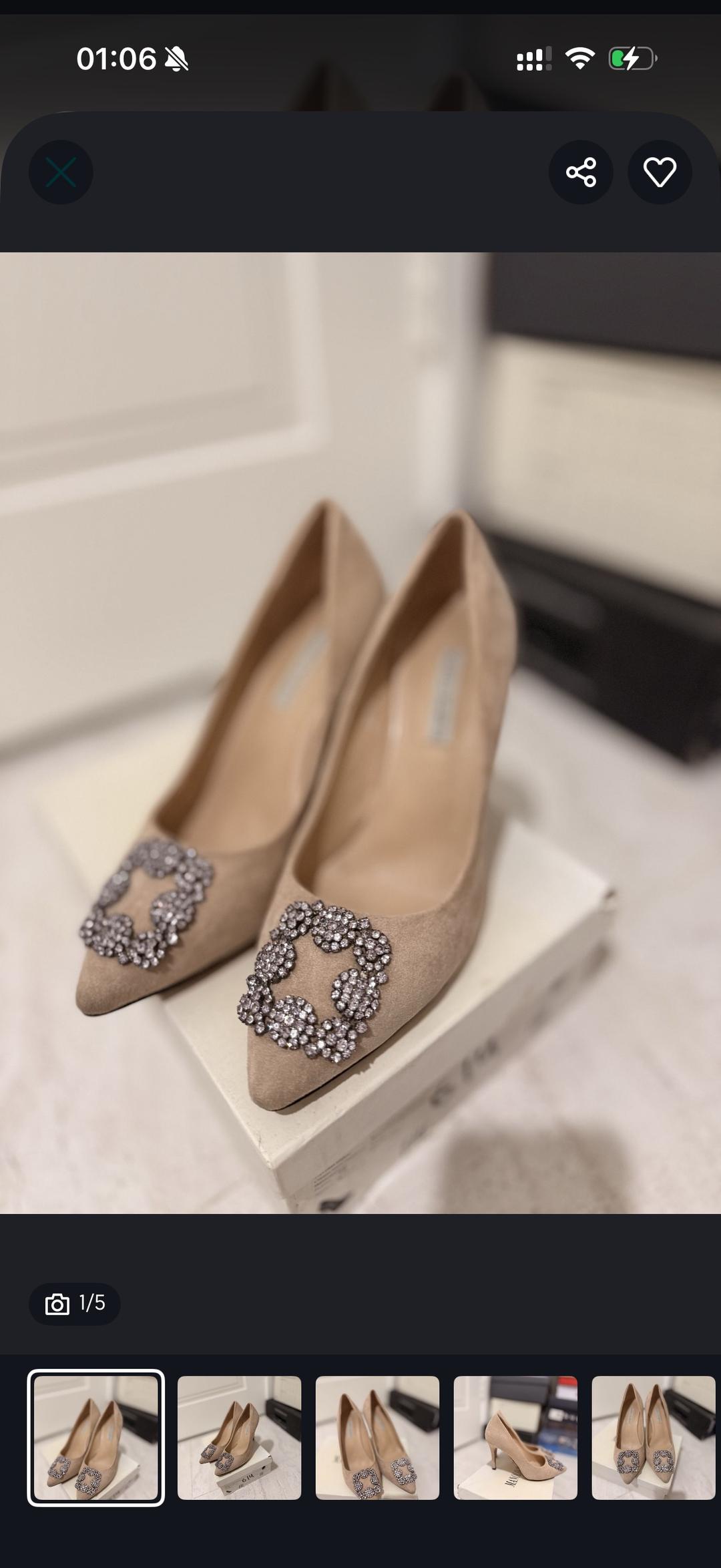 Manolo Blahnik Туфли Manolo Blahnik с декором — фото 2