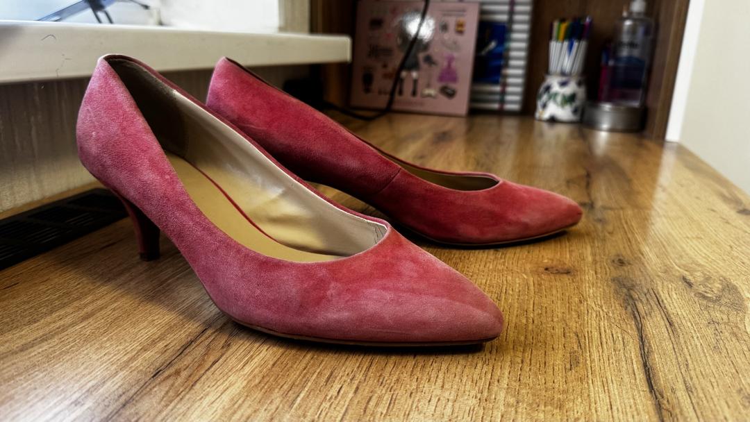 bata  Туфли розовые натуральная замша  — фото 2