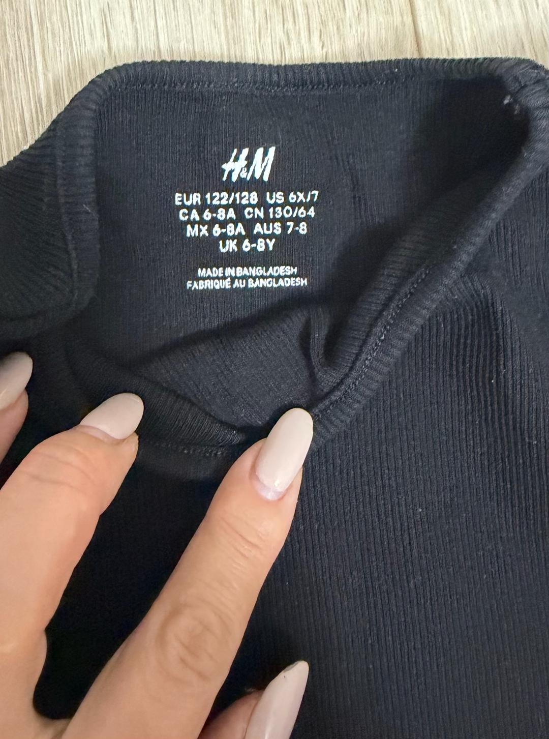 H&M Лонгслив H&M для девочки — фото 2