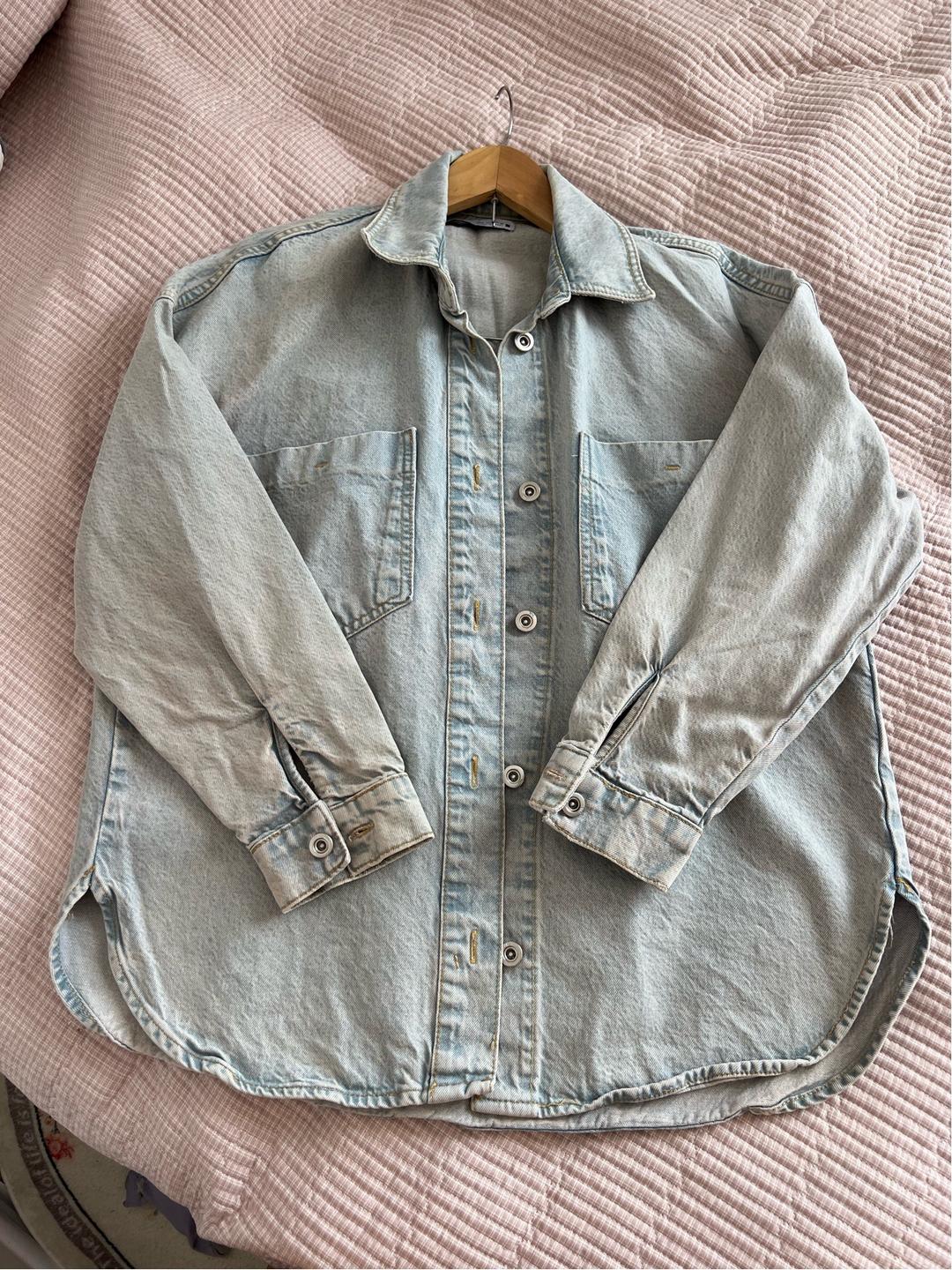 Zara Джинсовая рубашка ZARA — фото 2