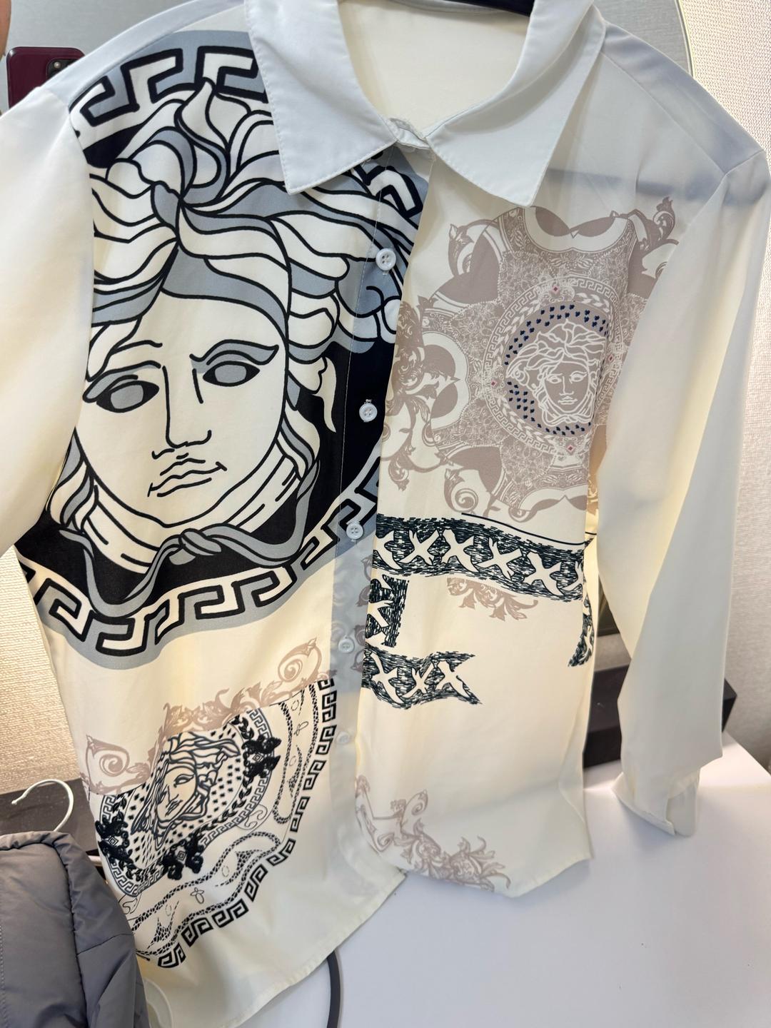 Versace Белая блузка Versace — фото 2