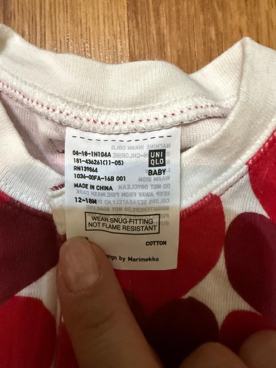 Uniqlo Слип Uniqlo с принтом сердечки — фото 2