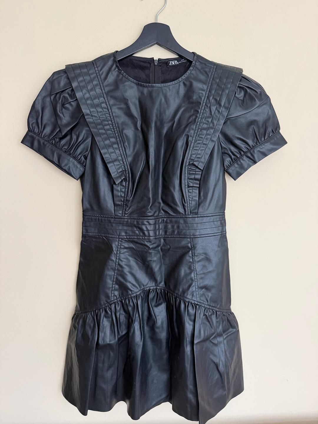 Zara Платье ZARA из экокожи — фото 2