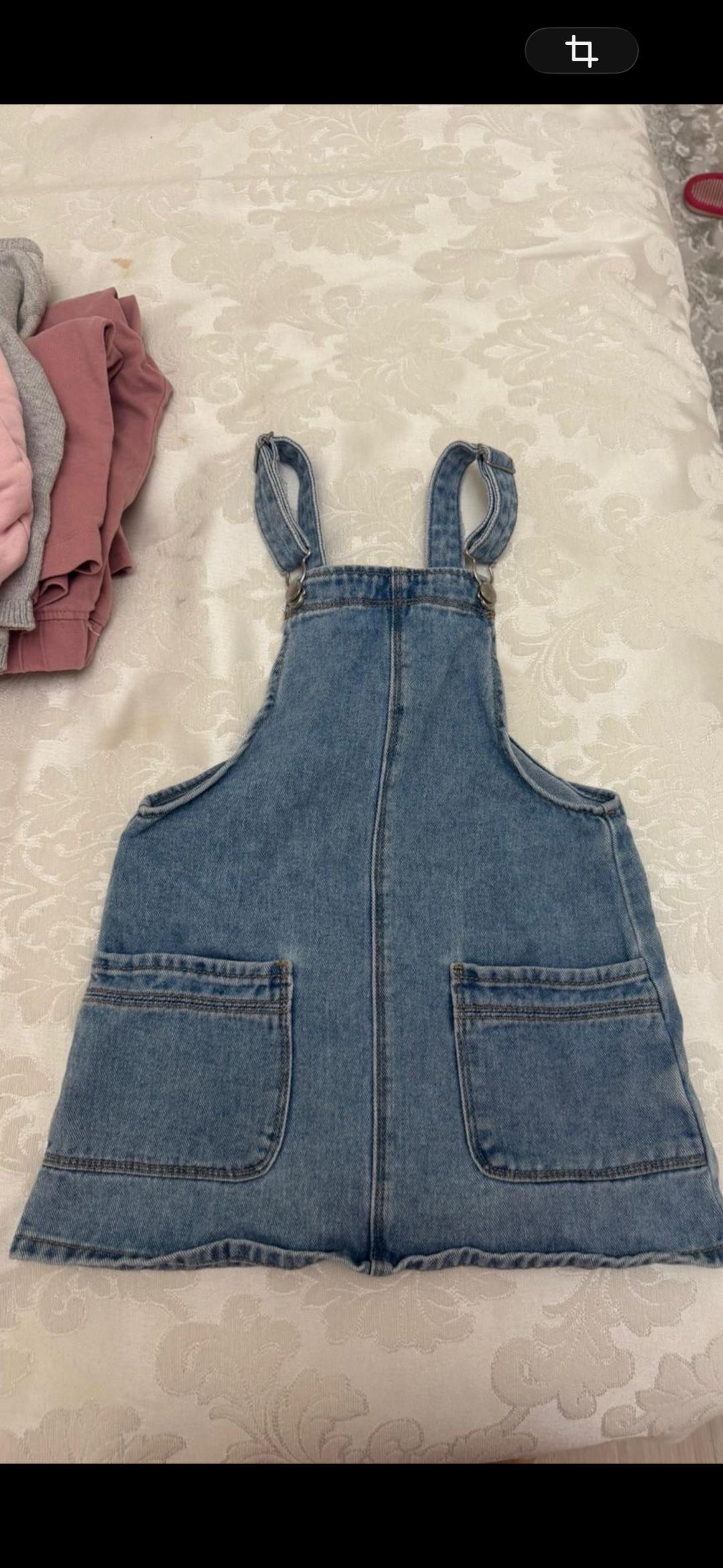 Zara Джинсовый сарафан, комбез и джинсовка — фото 2