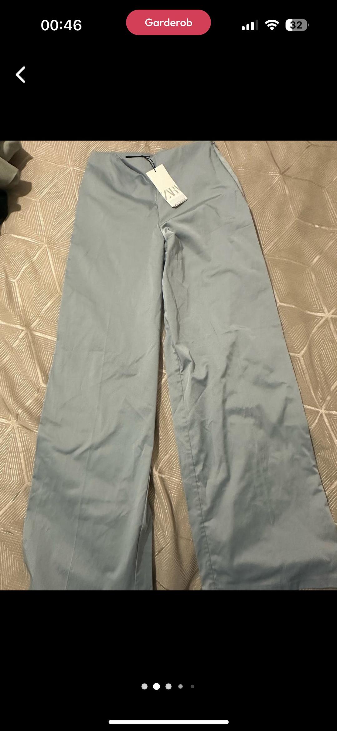 Zara Атласные брюки Зара — фото 2