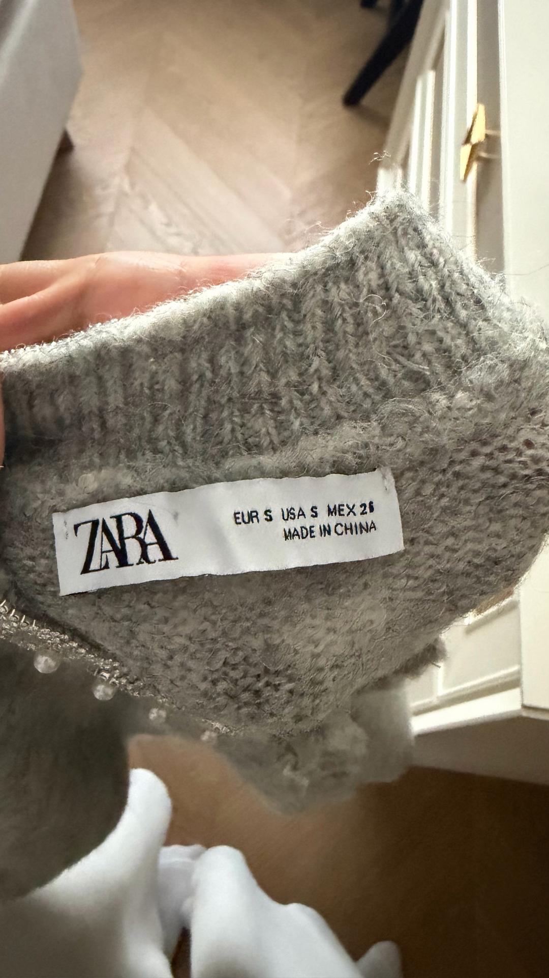 Zara Кардиган Zara с декорированным воротником — фото 2