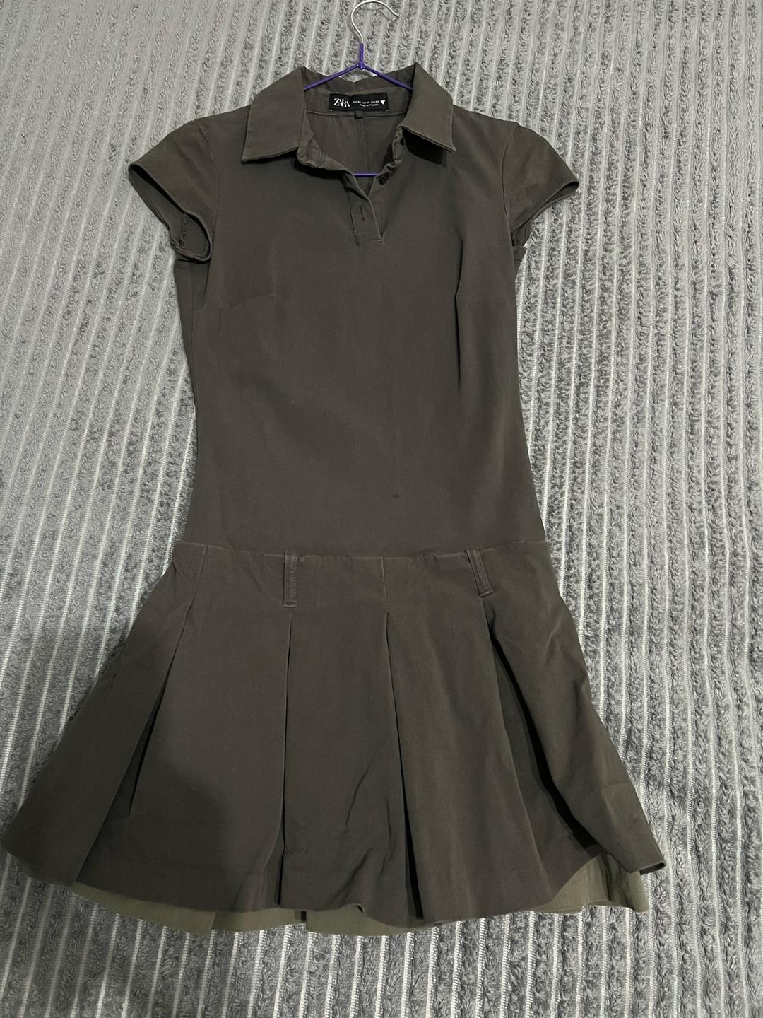 Zara Платье ZARA с воротником поло — фото 2