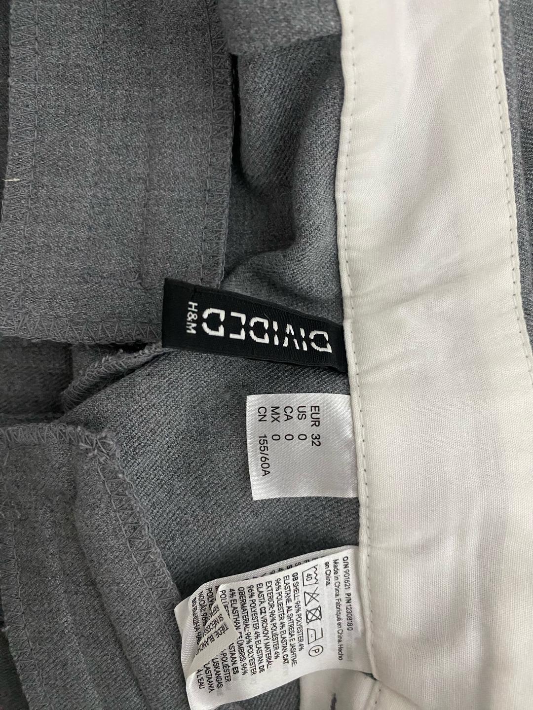 H&M Серые классические брюки H&M — фото 2