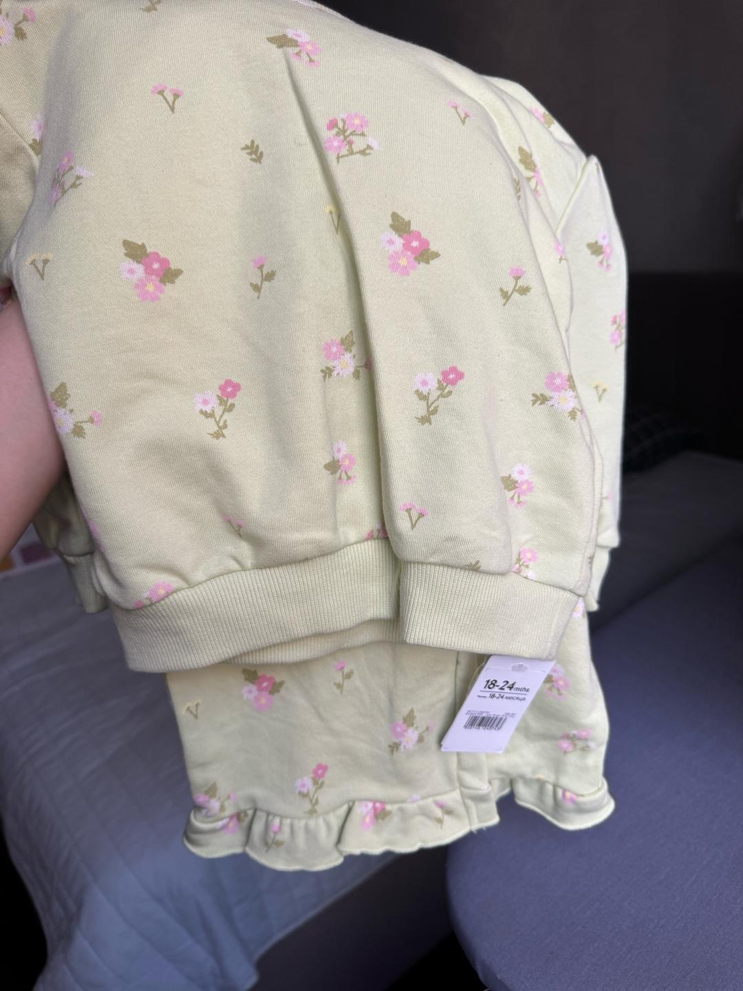 Mothercare Костюм двойка для девочки (брюки+свитшот) — фото 2