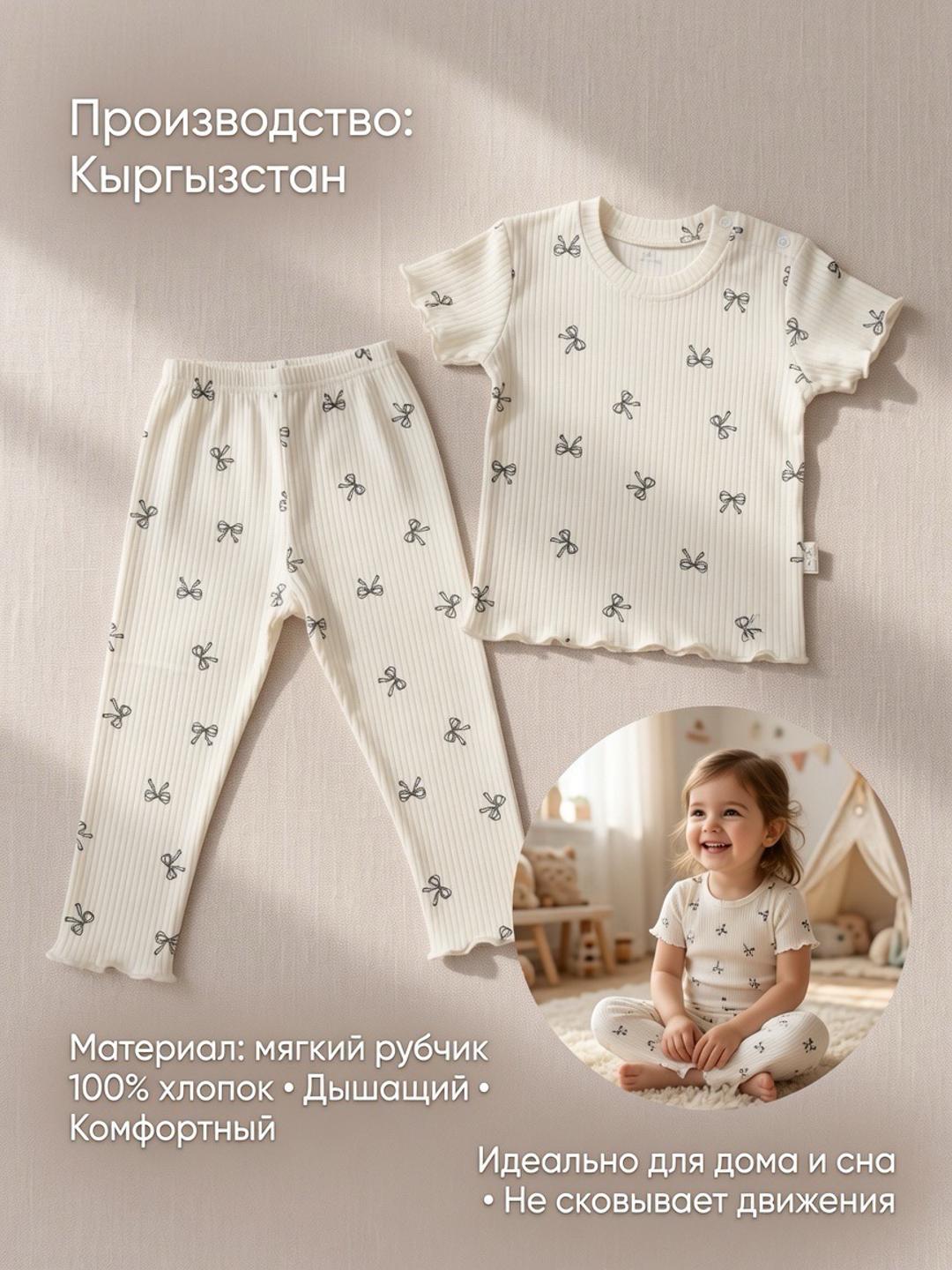 Нет бренда Комплект двойка штан и лонгслив — фото 2