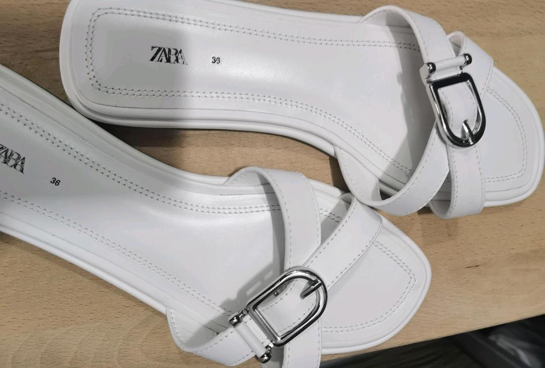 Zara Сандалии кожанные Zara — фото 2