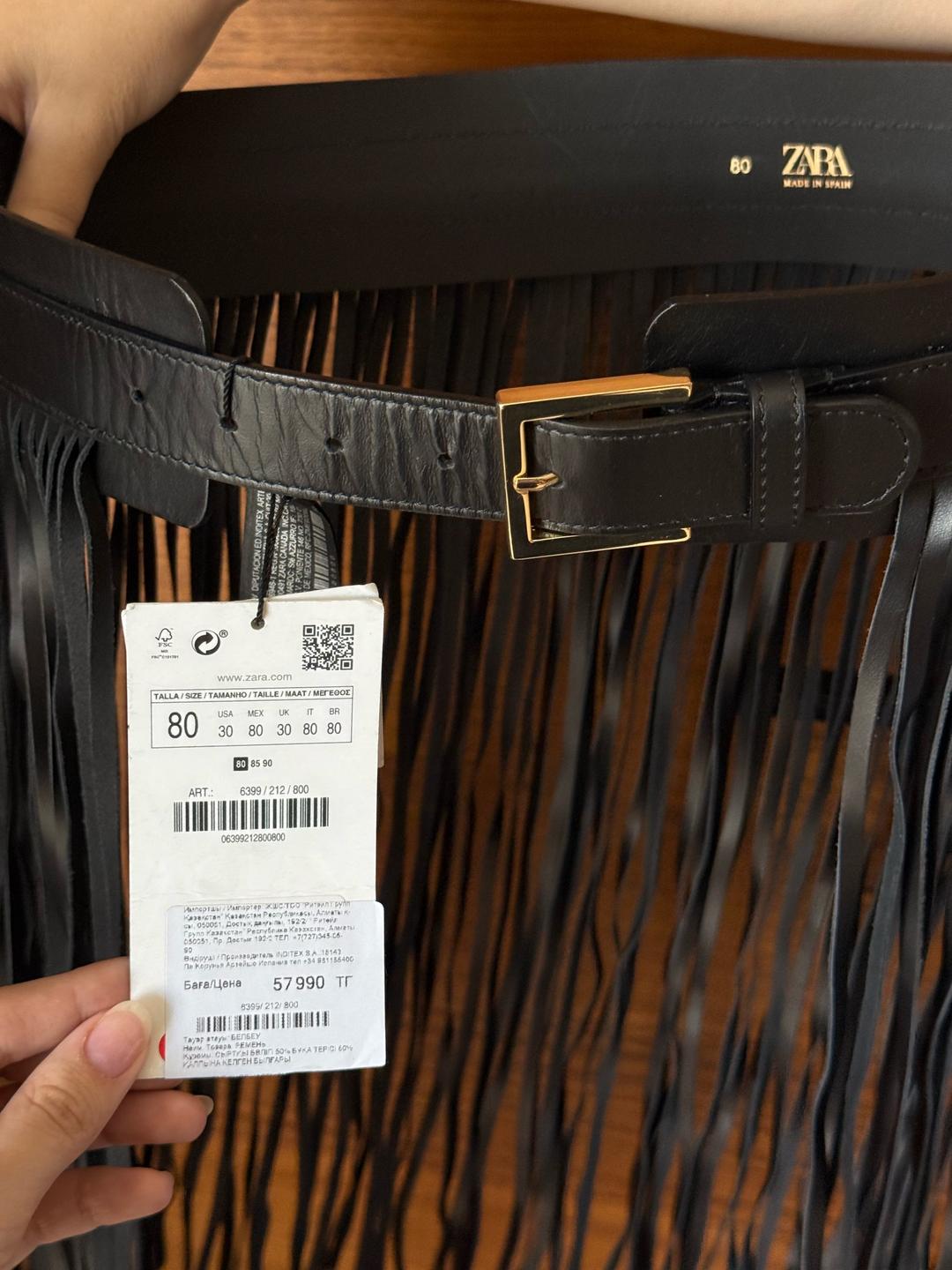 Zara Кожаный ремень Zara — фото 2