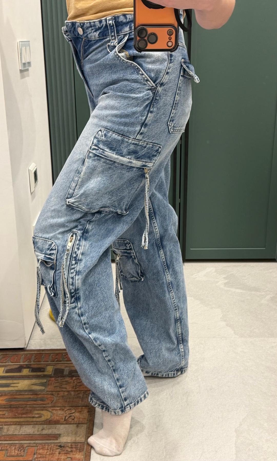 Bershka Джинсы карго Bershka — фото 2