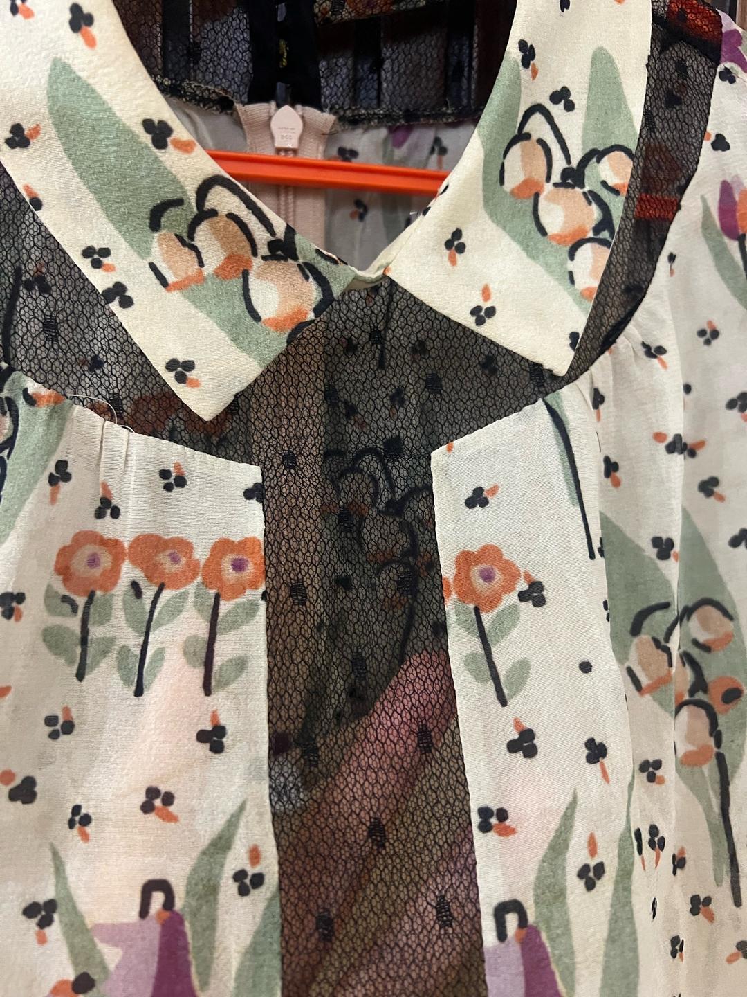 RED Valentino Шелковая блуза Ред Валентино, оригинал — фото 2