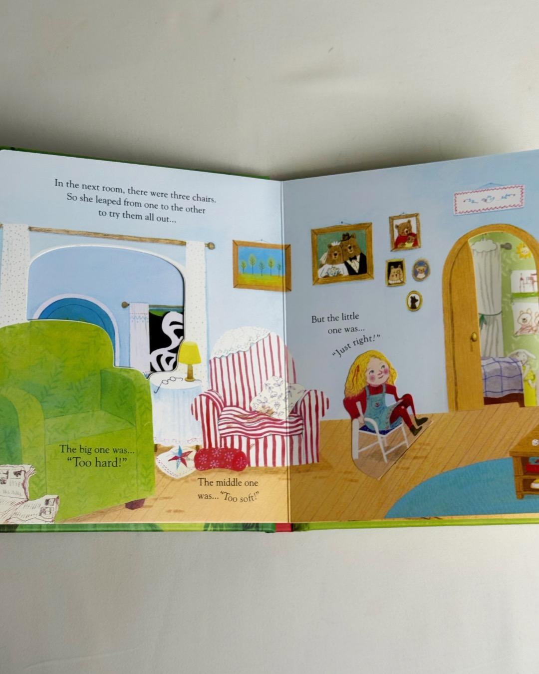 Anna Milbourne Peep Inside a Fairy Tale: Goldilocks and the Three Bears — фото 2