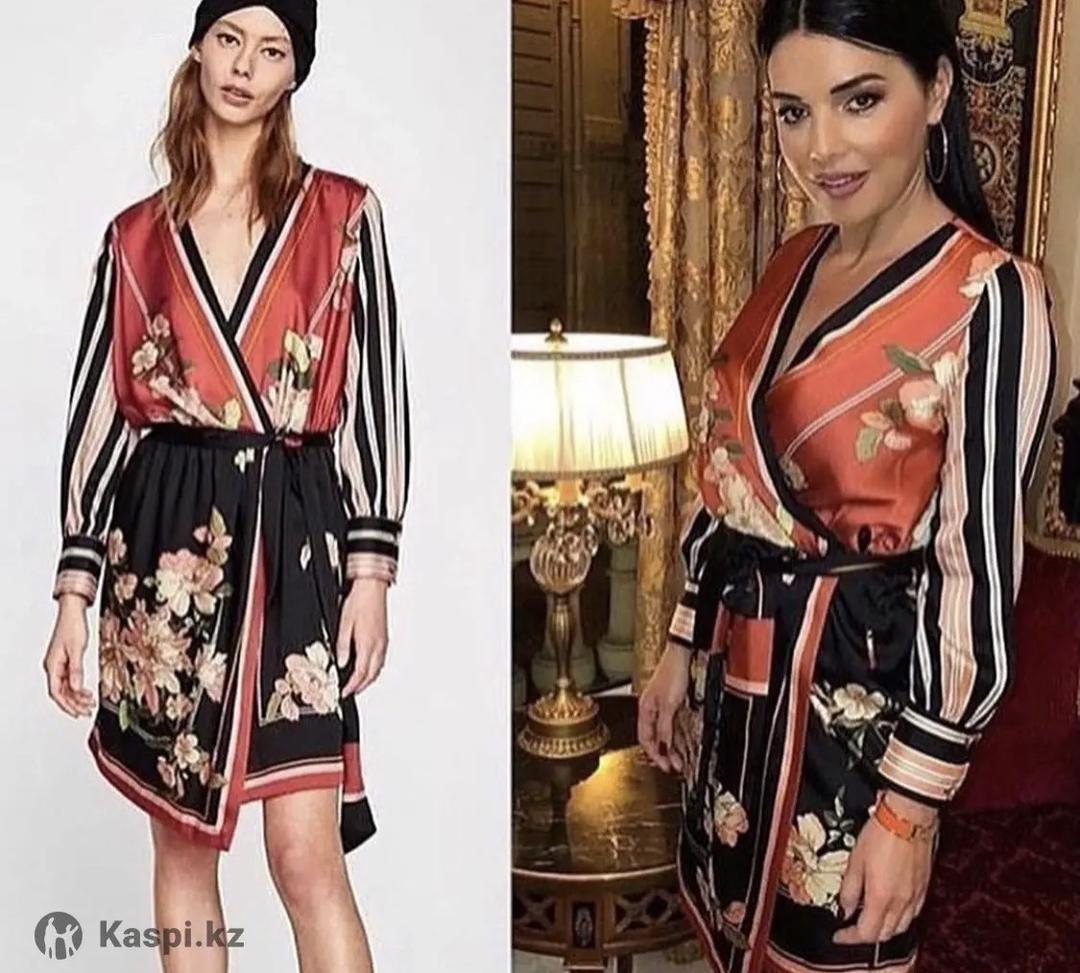 Zara Платье на запах — фото 2
