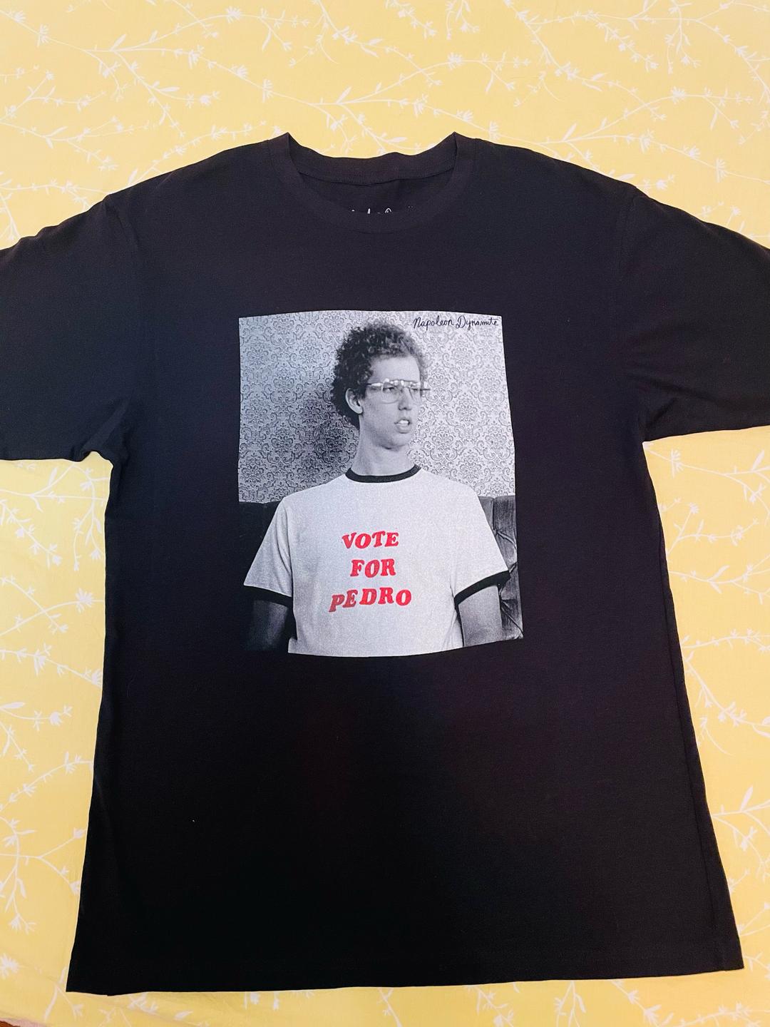 NoName Культовая футболка movie-tee  Napoleon Dynamite: Vote for Pedro 🦙🎬 — фото 2