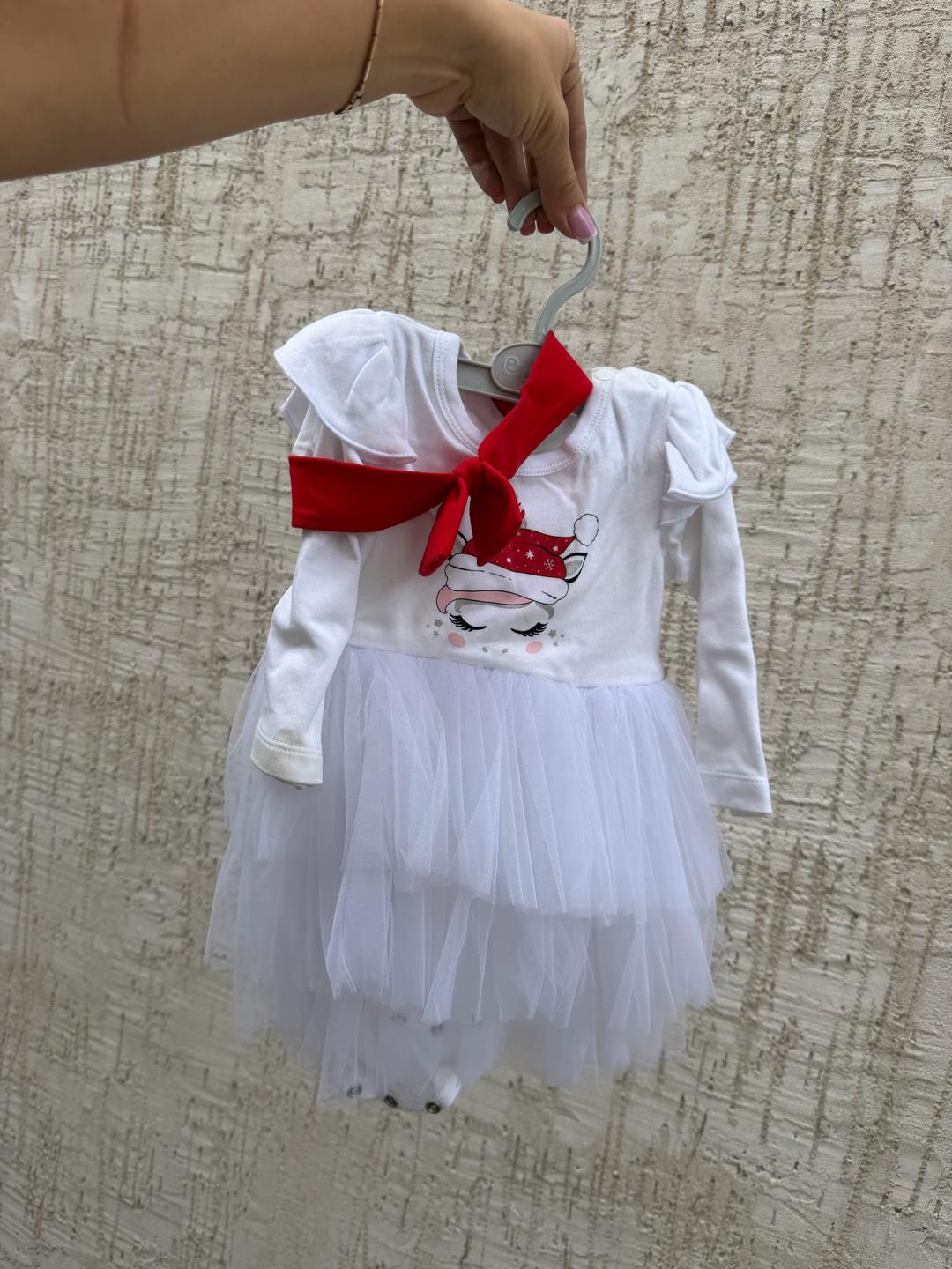 Cotton Kids Платье-боди с повязкой на голову — фото 2