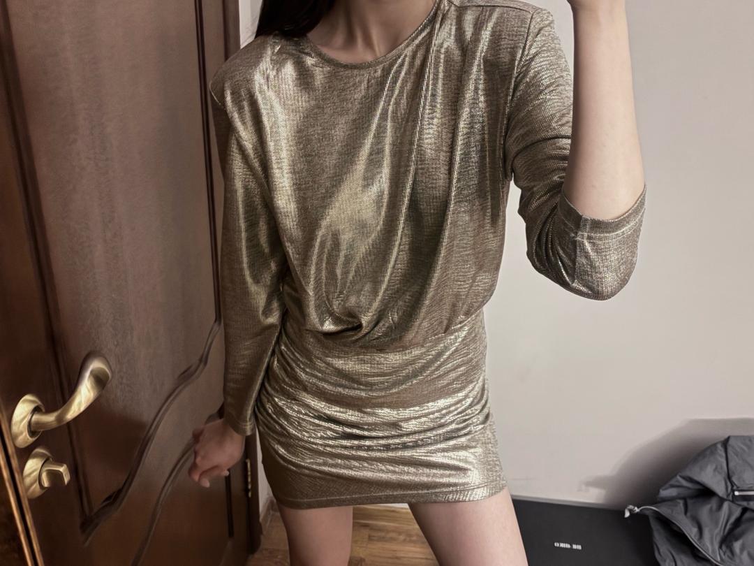 H&M Блестящее платье — фото 2