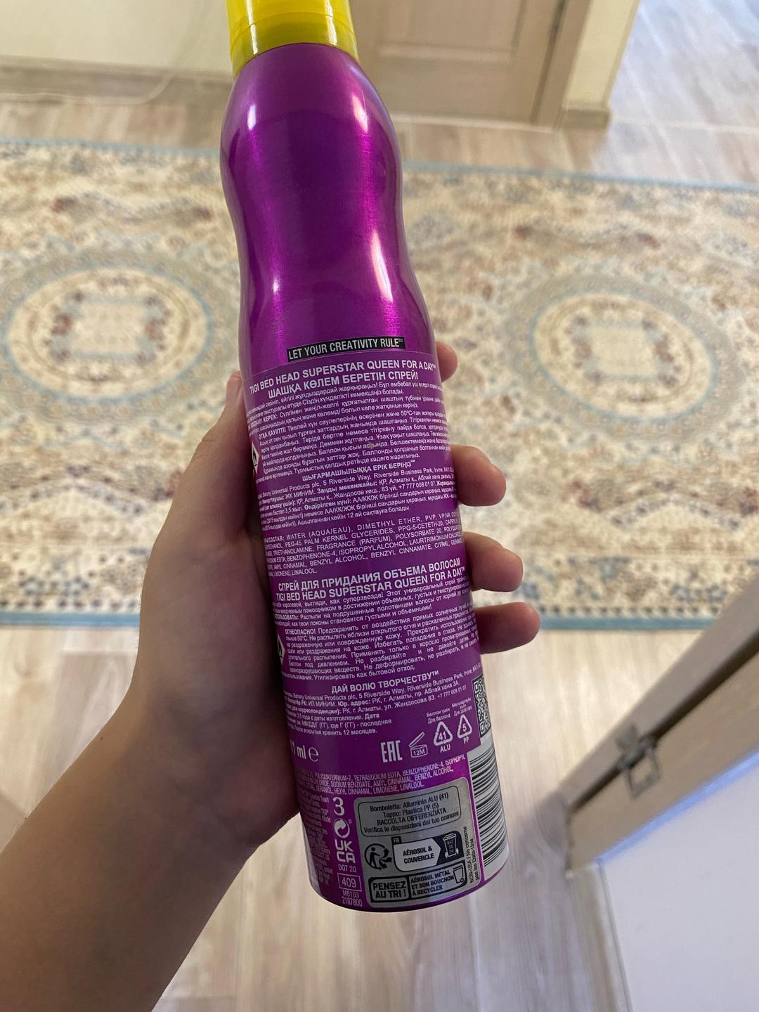 TIGI Спрей для объема волос TIGI Bed Head Queen for a Day — фото 2