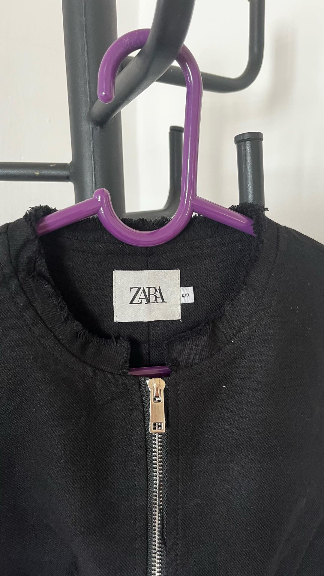 Zara Черное платье Zara с молнией — фото 2