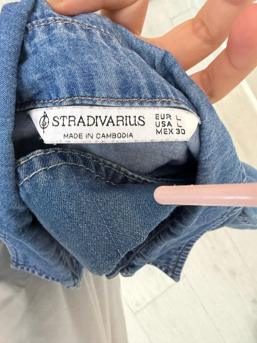 Stradivarius Джинсовая рубашка Stradivarius — фото 2