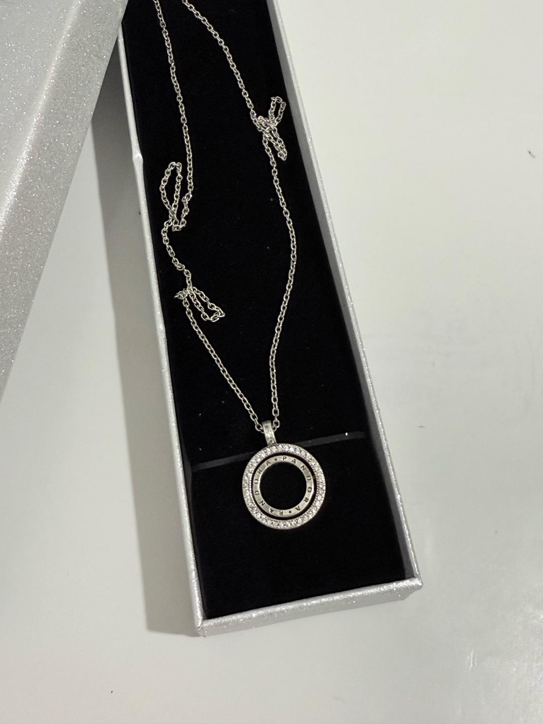 Pandora Колье Вращающиеся сердца PANDORA — фото 2