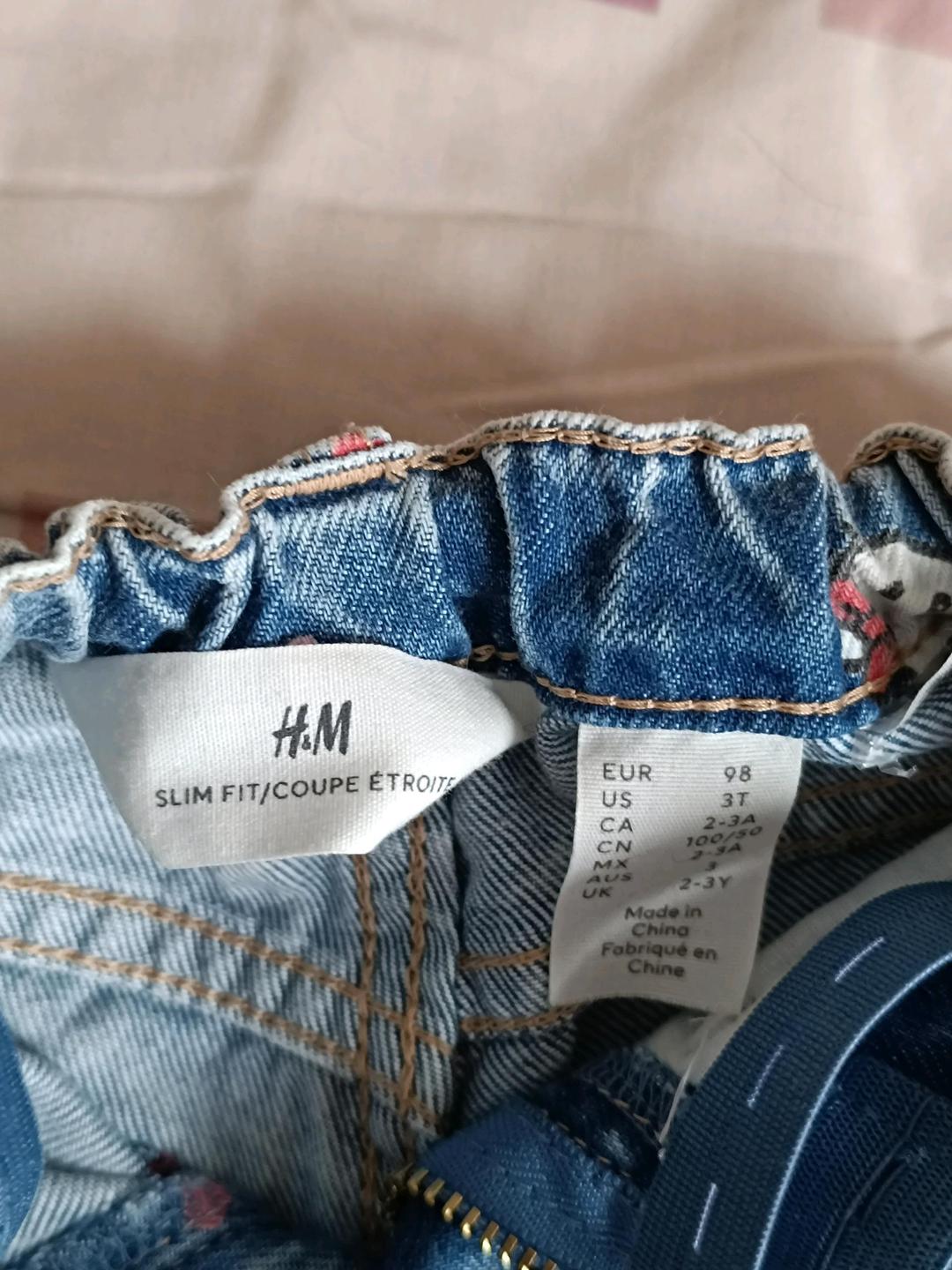 H&M Джинсы на девочку — фото 2