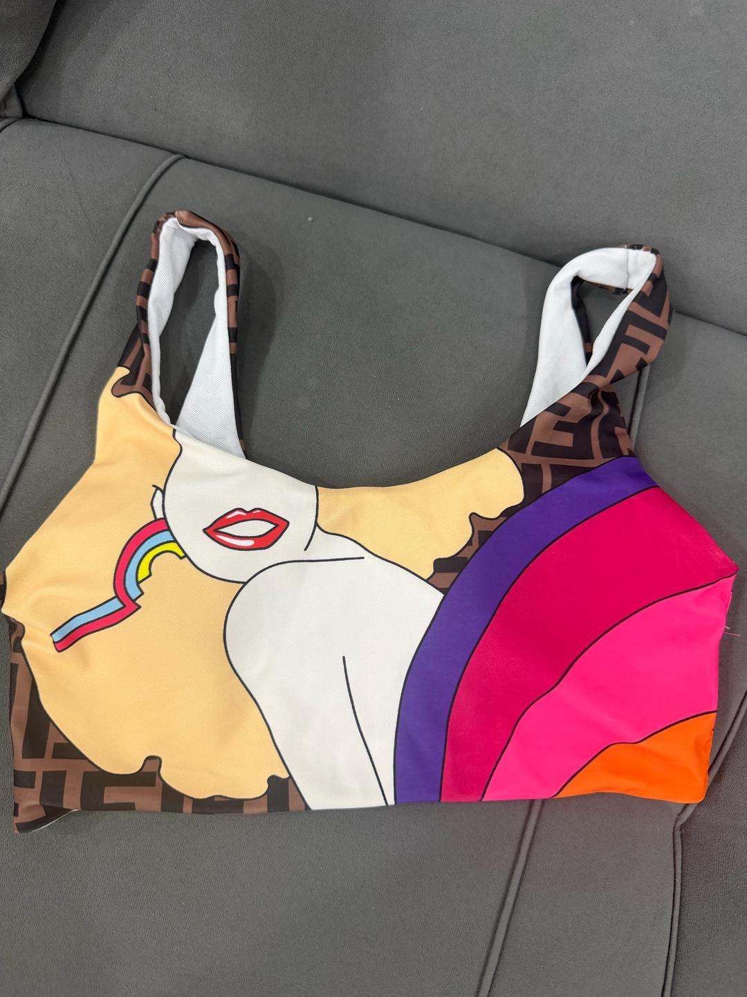 Fendi лосины с принтом fendi — фото 2