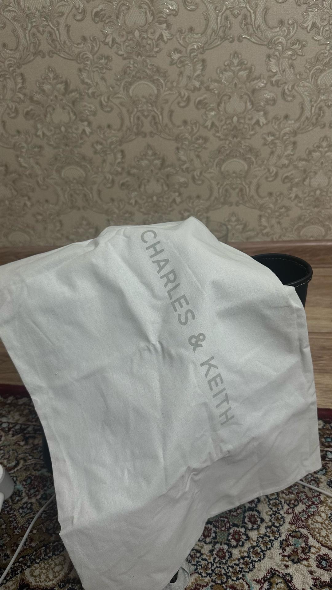 Charles & Keith Сумка Lyla Tubular Slouchy Tote Bag — фото 2