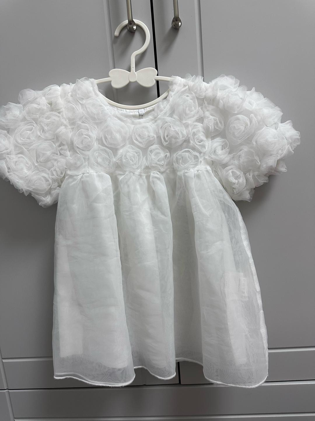 inzhu baby Детское нарядное платье с объемными цветами — фото 2