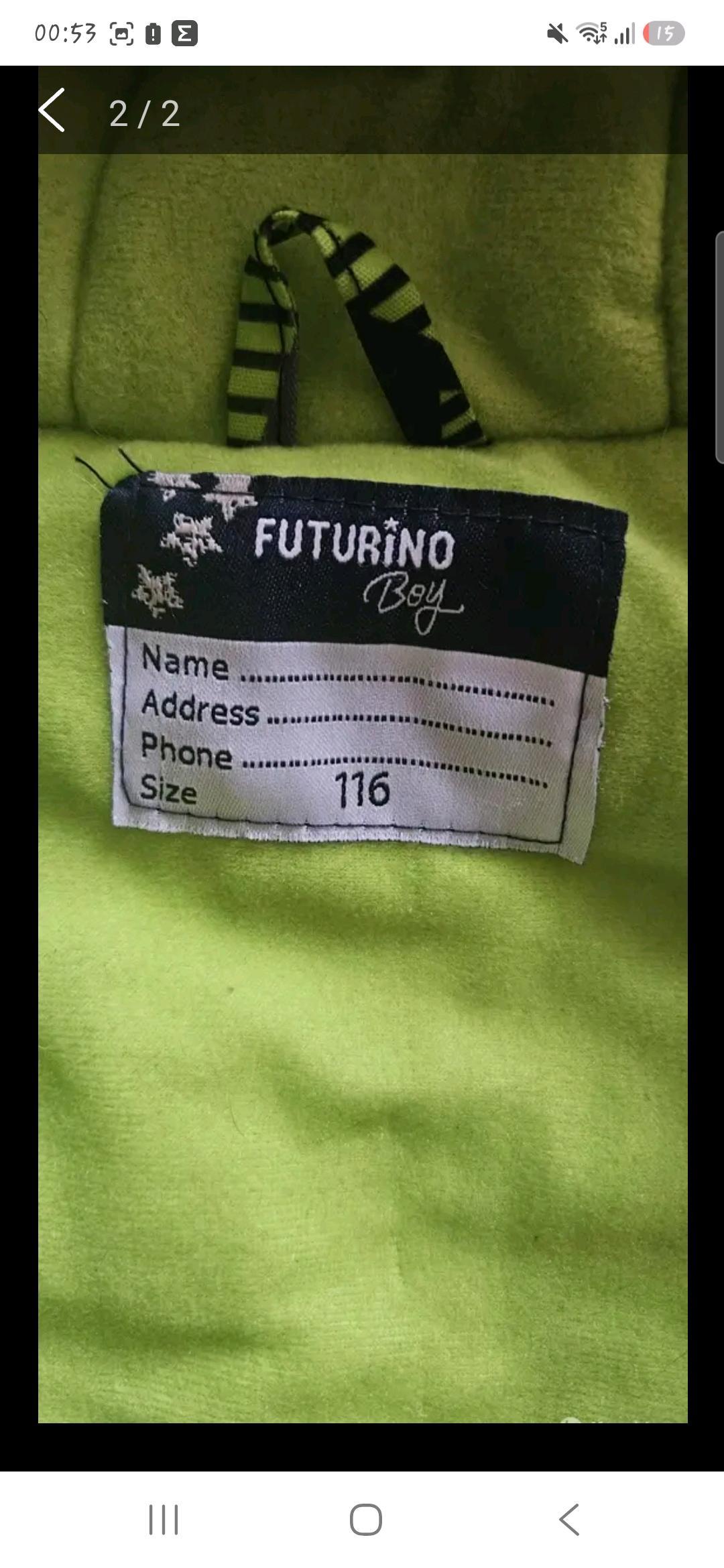 Futurino Продам комбинезон зимний на мальчика — фото 2