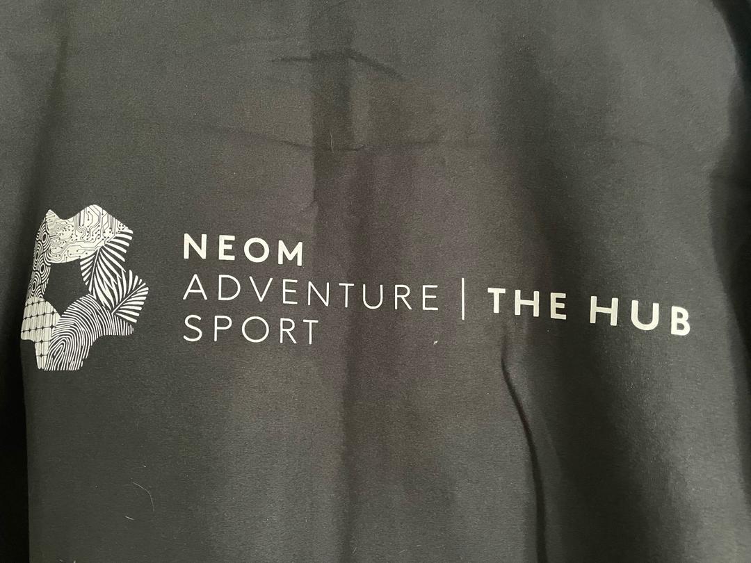 Neom пляжно-спортивный комплект: Пончо(микрофибра)+ Сумка(recycled cotton) NEOM 🖤 — фото 2