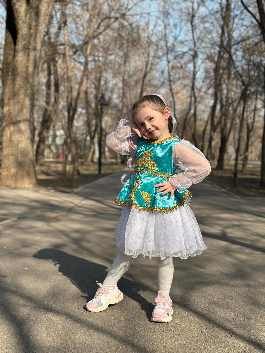 Нет бренда Национальное платье для девочки — фото 2
