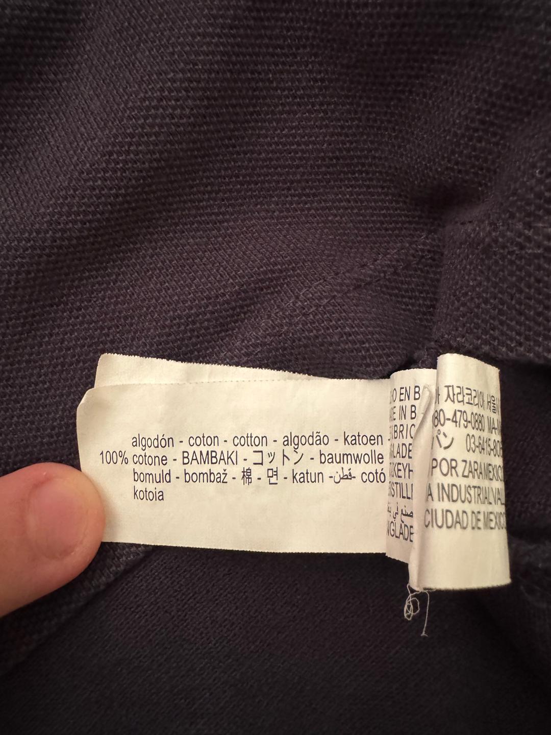 Zara Kids Детское поло темно серого цвета — фото 2