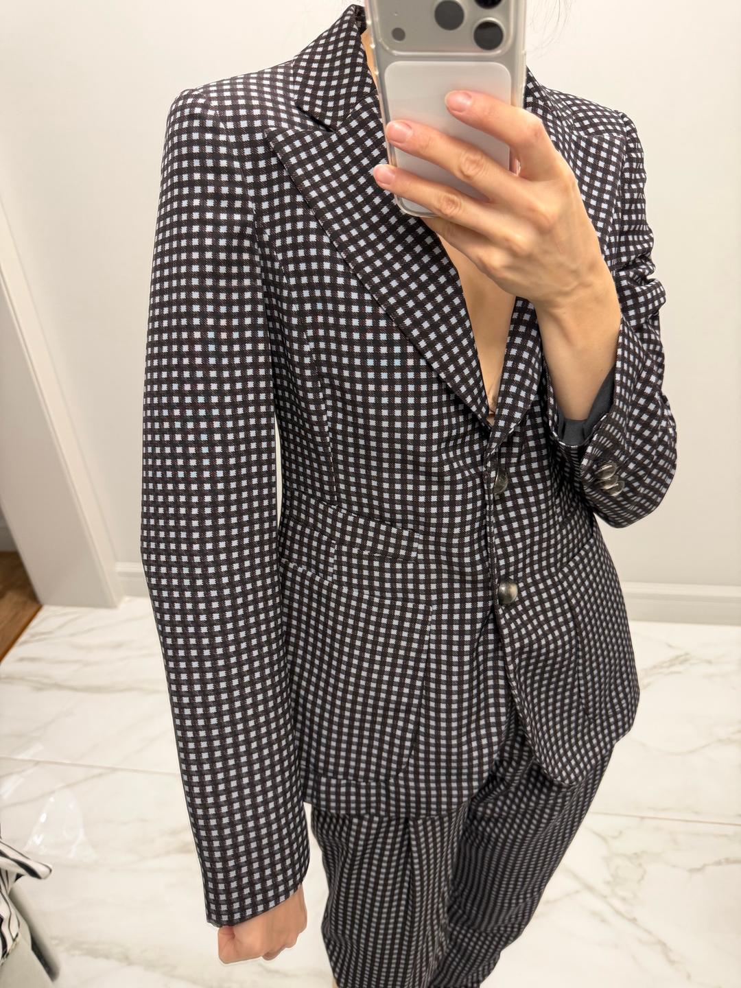 Emporio Armani Брючный костюм в клеточку Emporio Armani — фото 2
