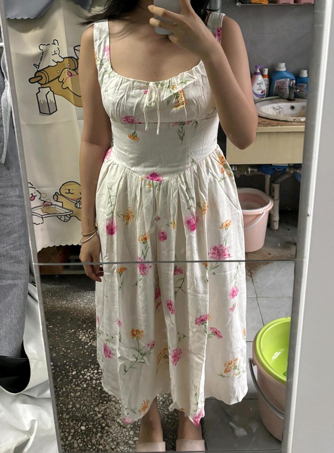 Forever 21 Сарафан Forever 21 из льна — фото 2