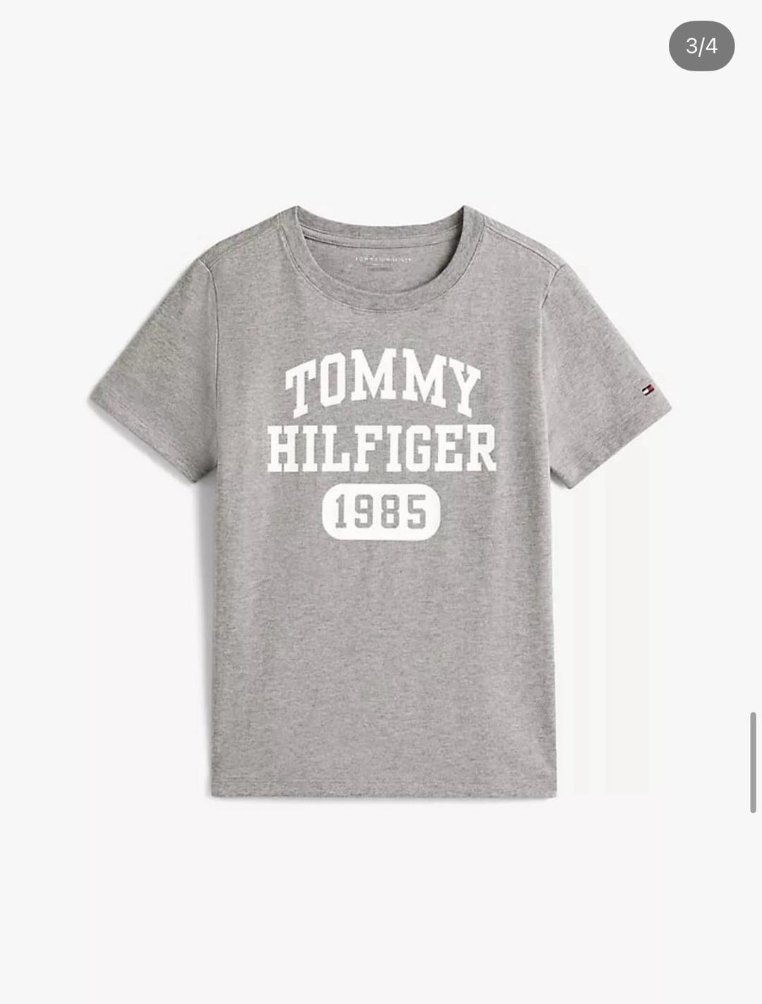 Tommy Hilfiger Серая футболка Tommy Hilfigher на 2-3года — фото 2
